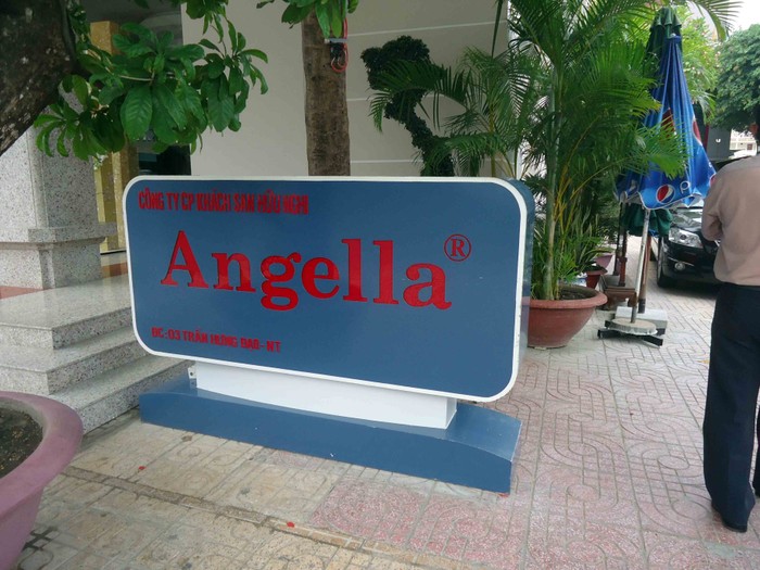Khách sạn Angella, nơi đội tuyển Việt Nam đóng quân trong những ngày ở Nha Trang.